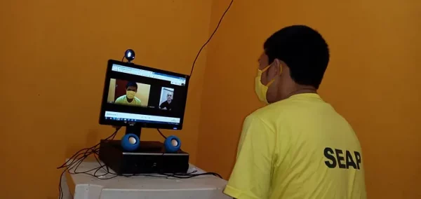 Polo da Defensoria em Coari realiza atendimento a presos por videochamada