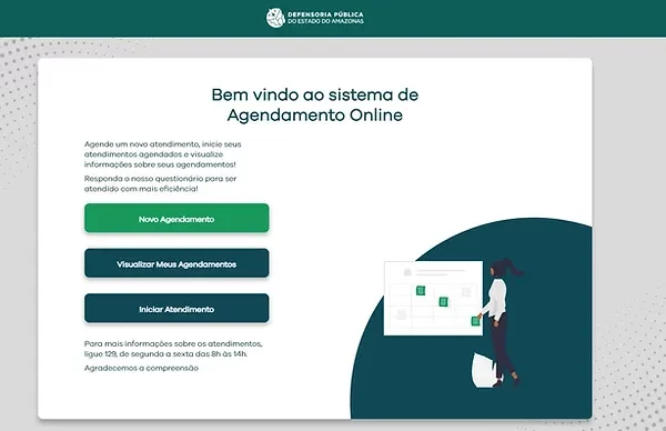 DPE-AM tem novo sistema de agendamento online para atendimento