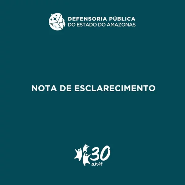 NOTA DE ESCLARECIMENTO