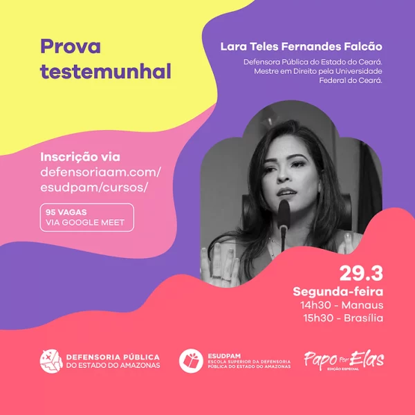 Defensoria Pública encerra mês de debate sobre direitos das mulheres com curso online