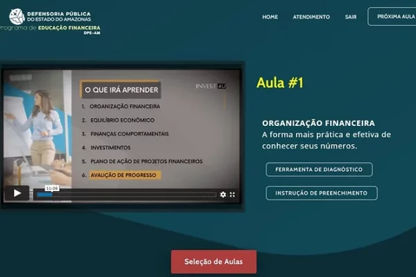 Tire suas dúvidas sobre o Programa de Educação Financeira da DPE-AM