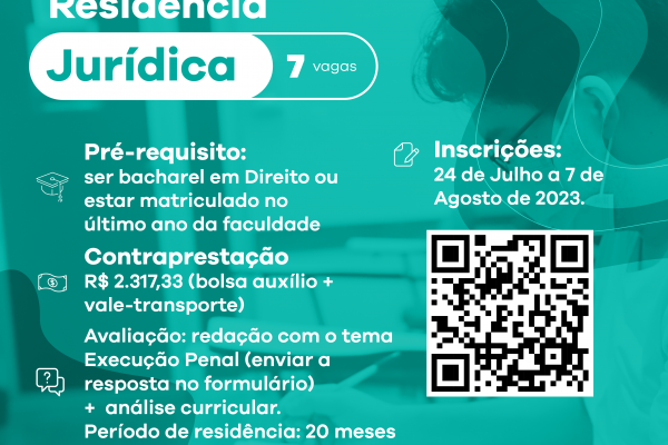 Defensoria do Amazonas seleciona residentes jurídicos