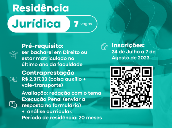 Defensoria do Amazonas seleciona residentes jurídicos