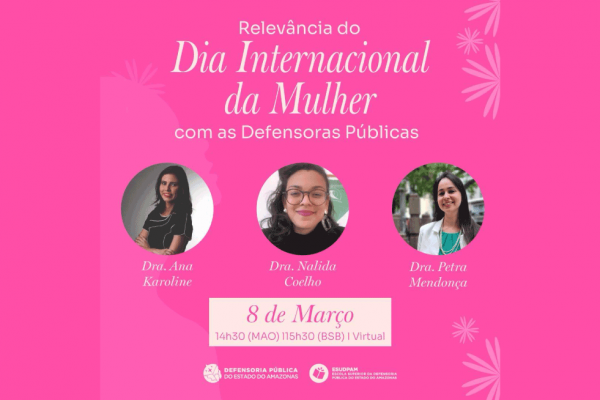 Esudpam promove curso em alusão ao Dia Internacional da Mulher, nesta sexta-feira (8) 