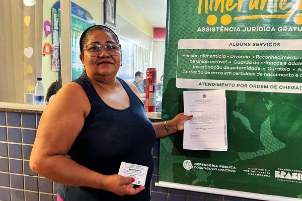 Defensoria Itinerante leva Justiça e Cidadania aos moradores do bairro Cidade Nova, na Zona Norte