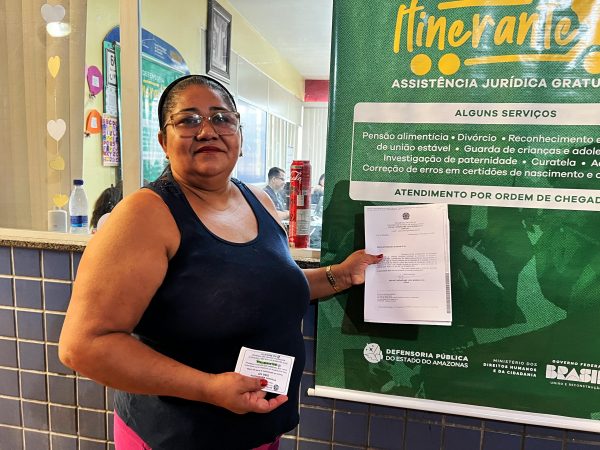 Defensoria Itinerante leva Justiça e Cidadania aos moradores do bairro Cidade Nova, na Zona Norte