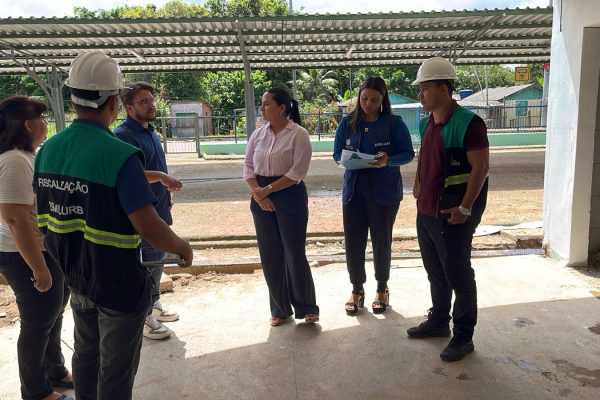 Em Iranduba, DPE-AM realiza inspeção em obras de revitalização do Hospital Hilda Freire