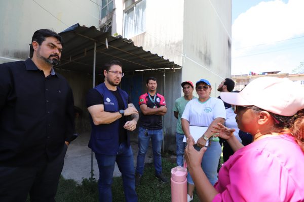 Defensoria Pública do Amazonas verifica andamento das obras de reparos no conjunto Viver Melhor