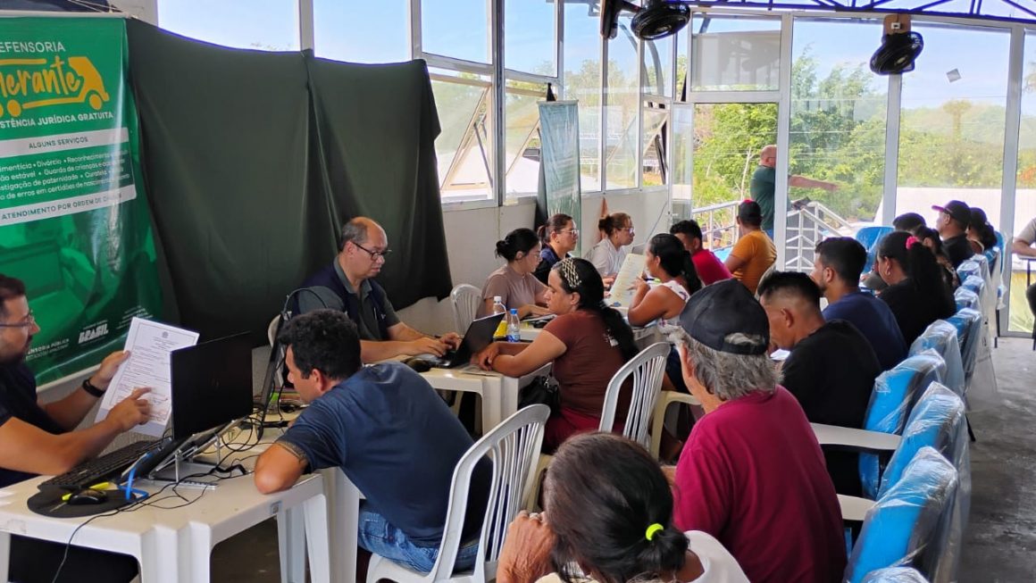 Defensoria Itinerante realiza mais de 450 atos em Iranduba e na comunidade São Francisco de Caramuri, na Zona Rural de Manaus