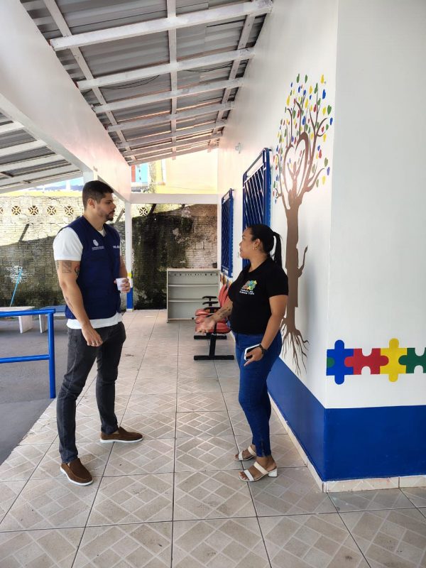 Defensoria visita Instituto do Autismo de Tefé e propõe ações voltadas para pessoas com TEA