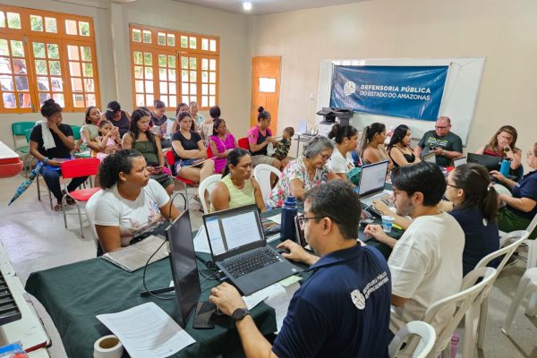 ‘Defensoria Itinerante’ realiza mais de 230 atos durante mutirões em Manaus e Rio Preto da Eva