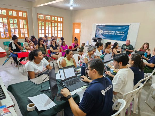 ‘Defensoria Itinerante’ realiza mais de 230 atos durante mutirões em Manaus e Rio Preto da Eva