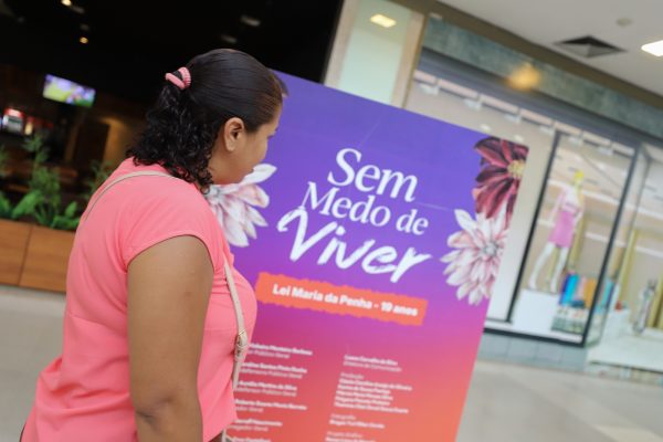 Defensoria Pública leva exposição ‘Sem Medo de Viver’ ao Shopping Via Norte