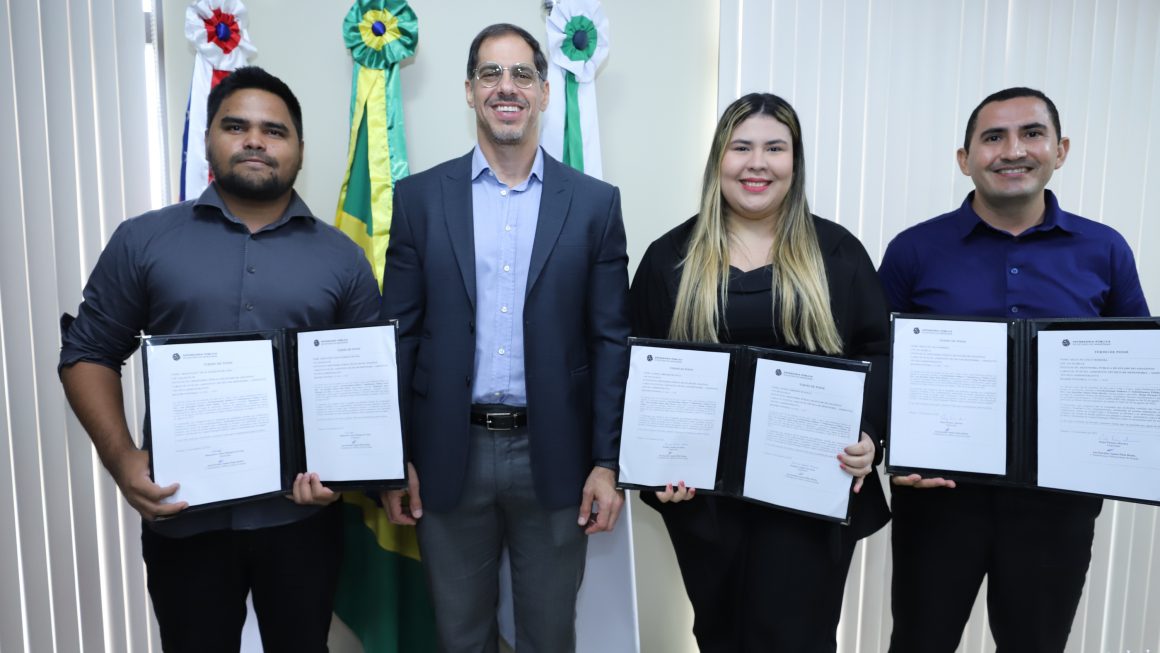 Defensoria dá posse a três novos servidores concursados, reforçando a missão de ampliar acesso à Justiça