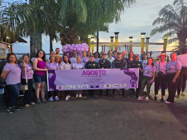 Em Itacoatiara, Defensoria Pública participa do encerramento da campanha ‘Agosto Lilás’