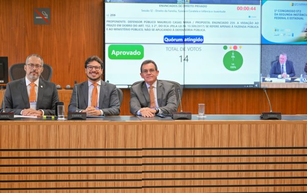 Defensoria Pública fortalece defesa dos vulneráveis com enunciados aprovados em congresso do STJ