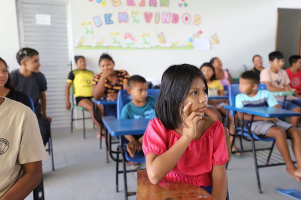 Estudantes de escolas indígenas participam de palestras do projeto ‘Defensoria nas Escolas’