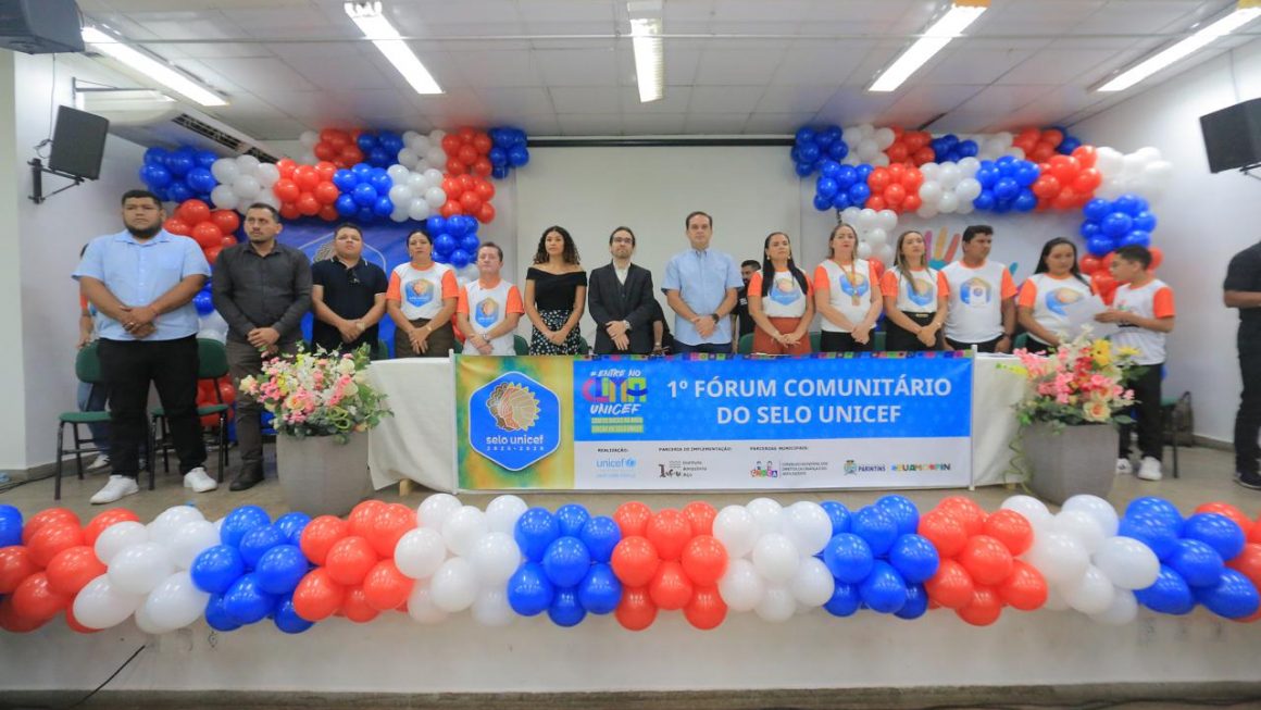 Em Parintins, Defensoria Pública participa da mesa de abertura do 1º Fórum do Selo UNICEF