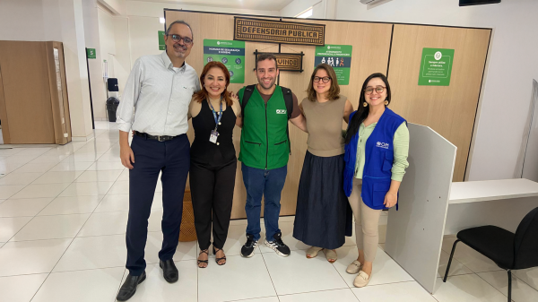 Defensoria recebe visita da OIM para mapear desafios de proteção a crianças e adolescentes indígenas
