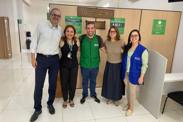 Defensoria recebe visita da OIM para mapear desafios de proteção a crianças e adolescentes indígenas