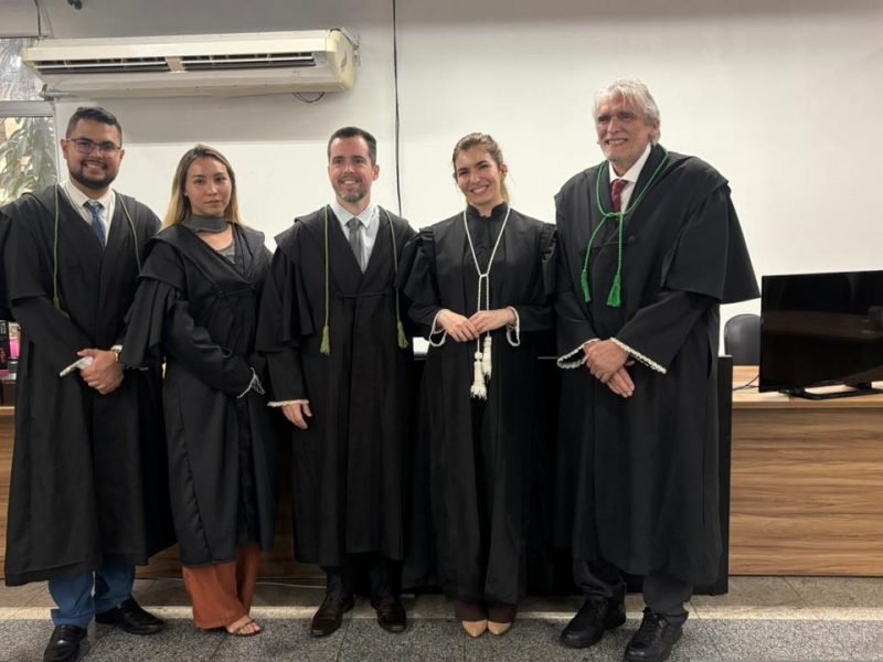 Defensores durante Sessão do Júri