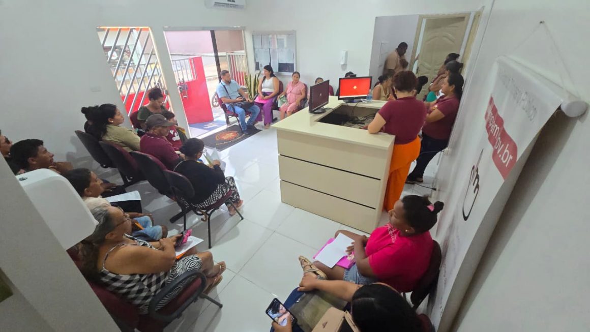 Assistidos da Defensoria Pública em atendimento