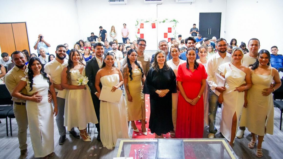 Com apoio da Defensoria Pública, casamento coletivo é realizado na zona Centro-Sul de Manaus