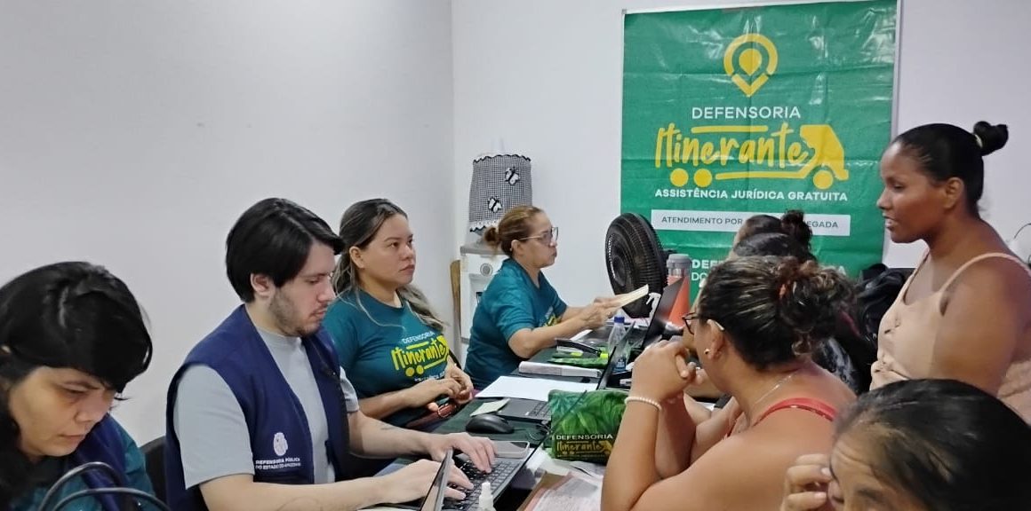 Atendimento da Defensoria Itinerante