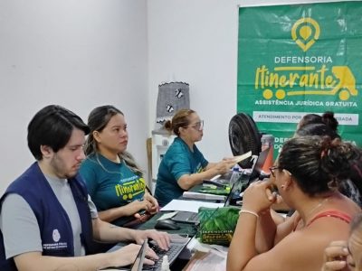 Atendimento da Defensoria Itinerante