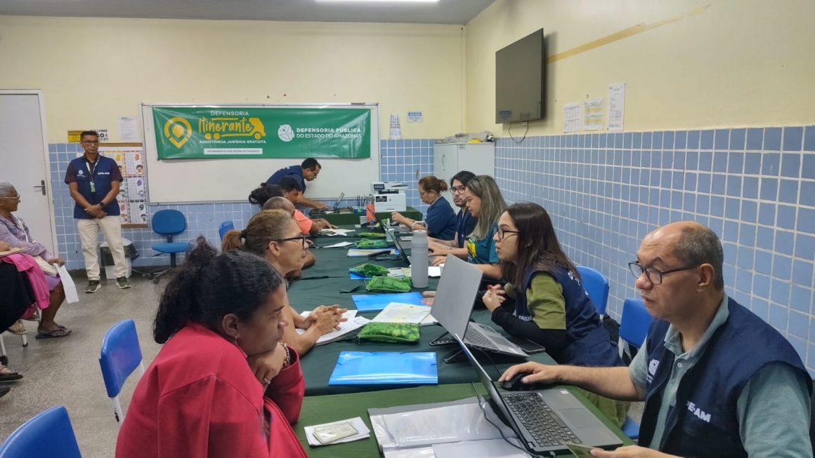Defensoria Itinerante registra mais de 90 atendimentos durante a 1ª edição do Manaus Cidadã 2026