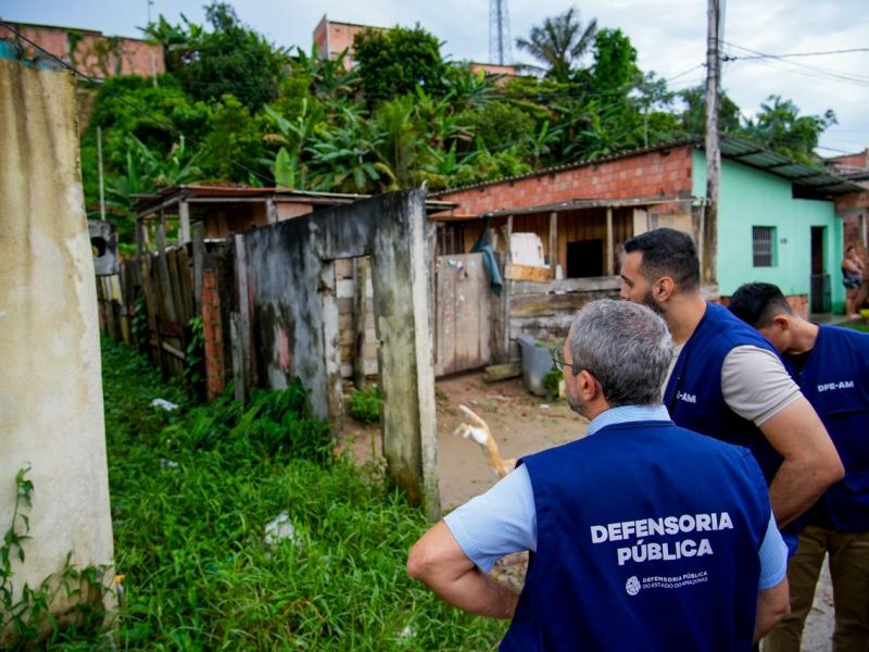 Defensoria Pública realiza visita técnica em comunidade de Manaus