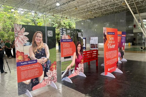 Sem Medo de Viver: Exposição da Defensoria Pública encoraja mulheres em situação de violência a buscar apoio