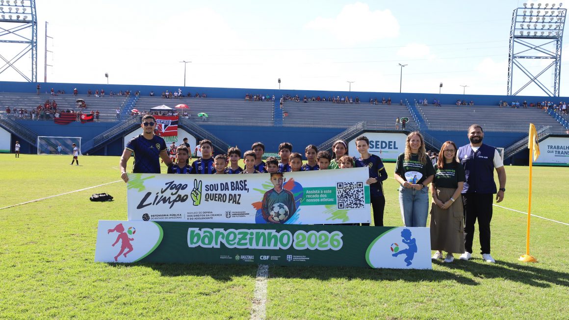 Lançamento aconteceu neste sábado (09/05), no Estádio Ismael Benigno, com diálogo com pais e responsáveis, além da distribuição de cartilhas de conscientização