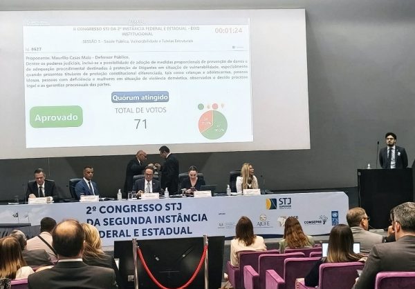Em congresso do Superior Tribunal de Justiça, defensores públicos do Amazonas defendem novas práticas em processos judiciais