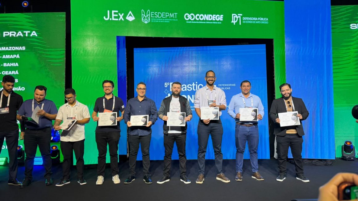 Reconhecimento foi concedido durante a participação do Amazonas no 2º Congresso Nacional de Tecnologia e Inovação das Defensorias Públicas Estaduais