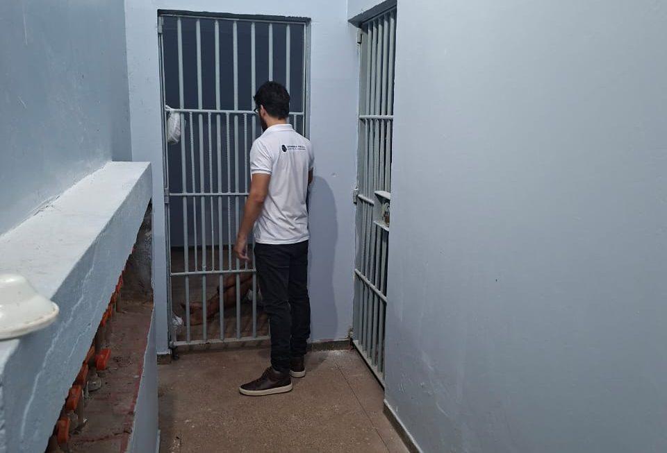 Realizada na manhã desta quarta-feira (08/07), a inspeção avaliou condições estruturais e situação processual dos custodiados