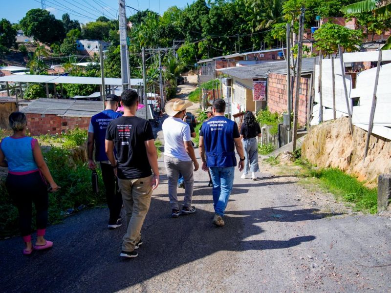 Visita à comunidade Buritizal Verde integra o trabalho em conjunto com o Ministério Público do Amazonas (MPAM), que entrou com uma Ação Civil Pública para apurar eventuais riscos da ocupação