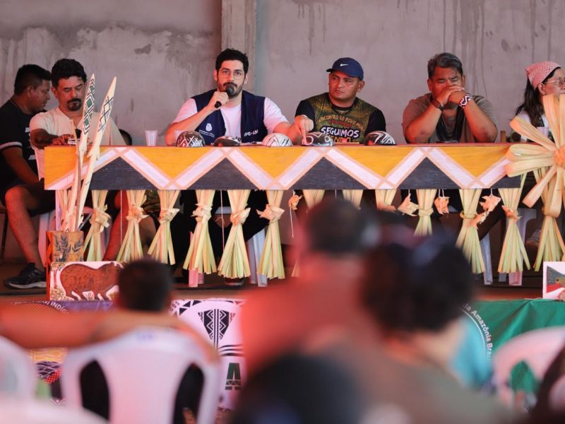 No 9º Encontro do Povo Mura, a Instituição ouviu lideranças indígenas, prestou orientação jurídica e recebeu relatos de violações de direitos em territórios tradicionais