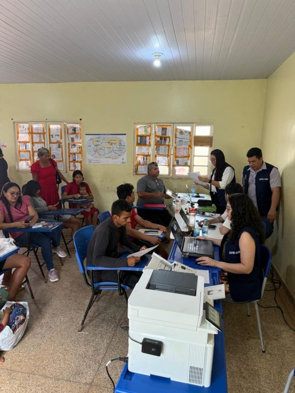 Defensoria realiza ação de atendimentos jurídicos na zona rural de Presidente Figueiredo